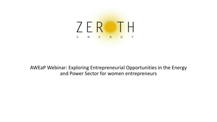 aweap webinar exploring entrepreneurial