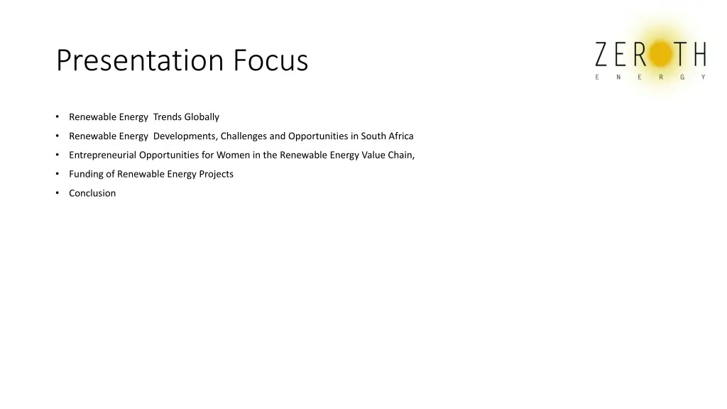 presentation focus