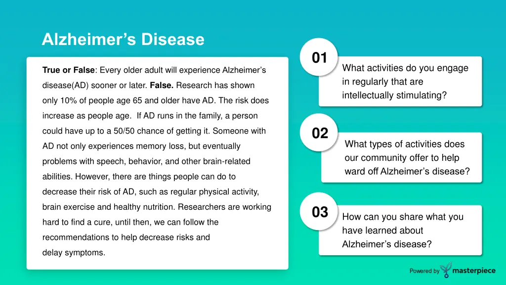 alzheimer s disease
