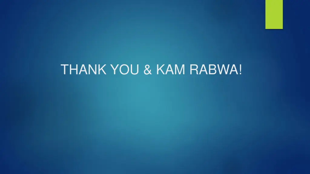 thank you kam rabwa