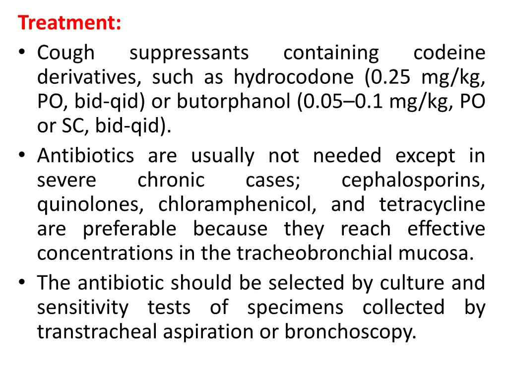 treatment cough derivatives such as hydrocodone