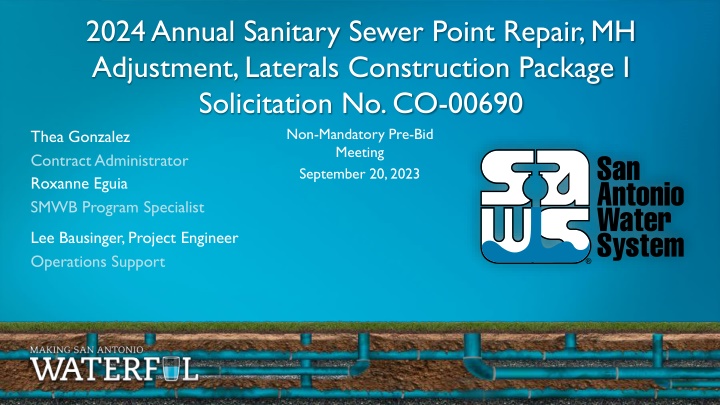2024 annual sanitary sewer point repair