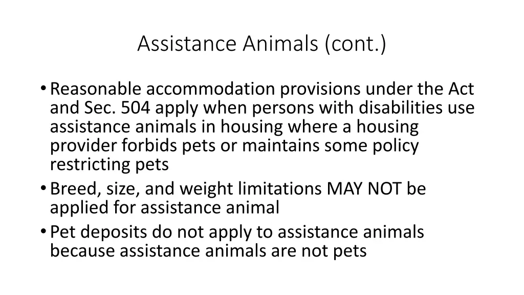 assistance animals cont 4