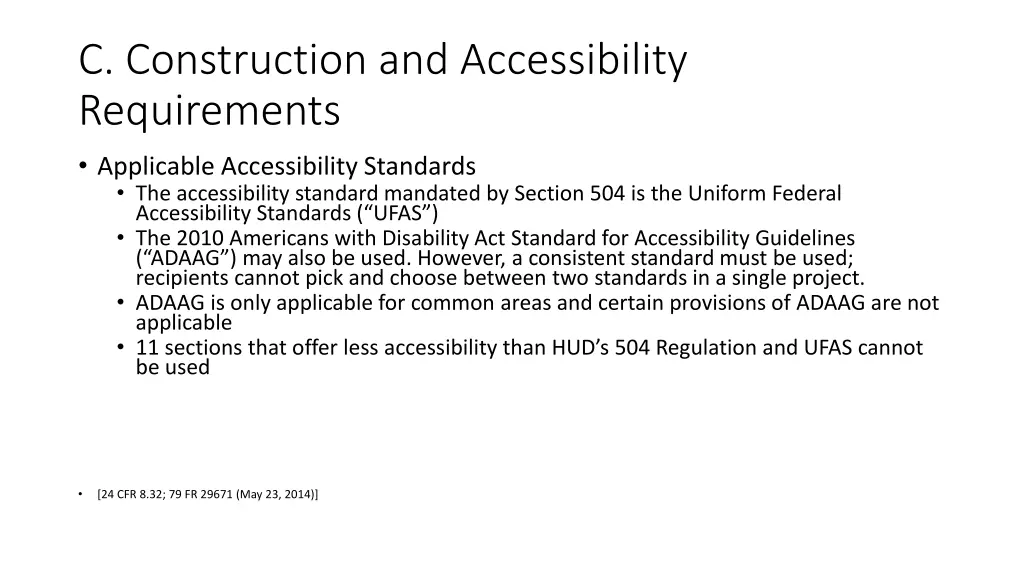 c construction and accessibility requirements 3