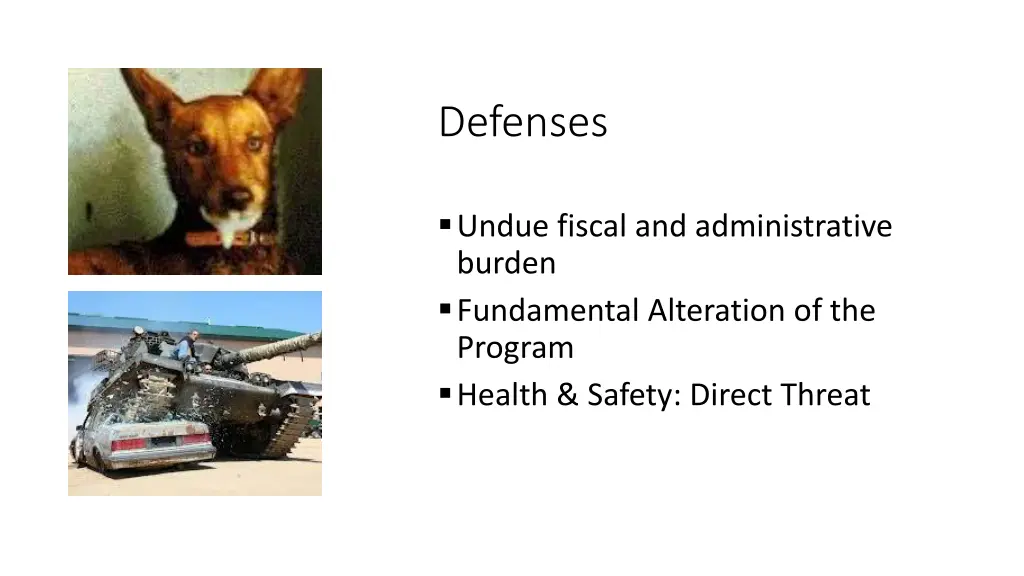 defenses