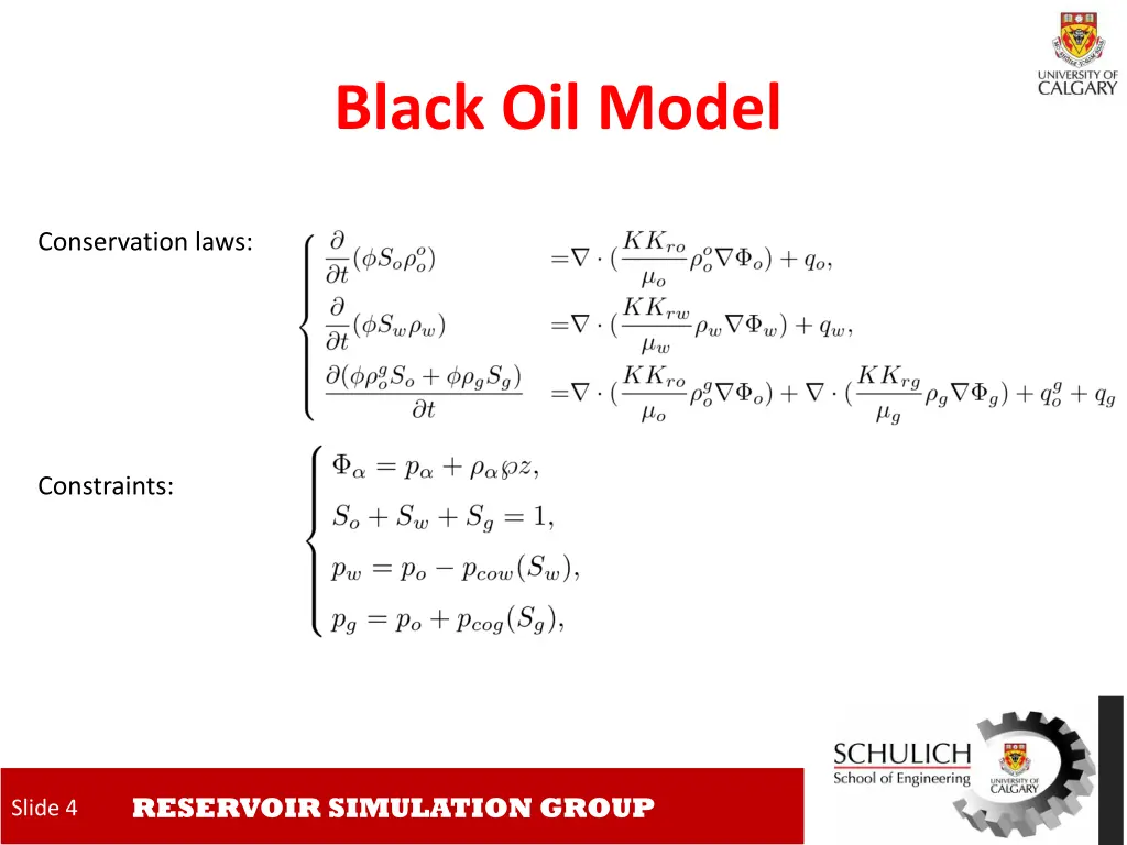 black oil model