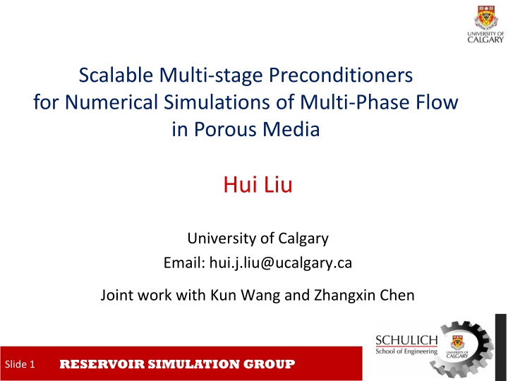 scalable multi stage preconditioners