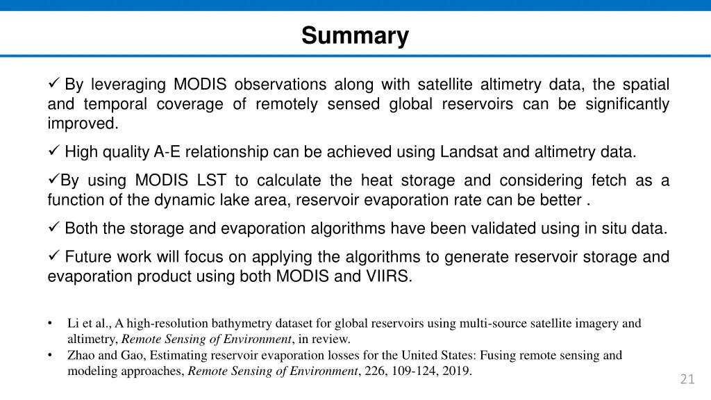 summary