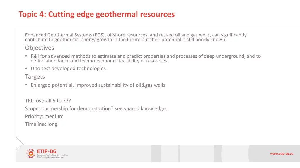 topic 4 cutting edge geothermal resources