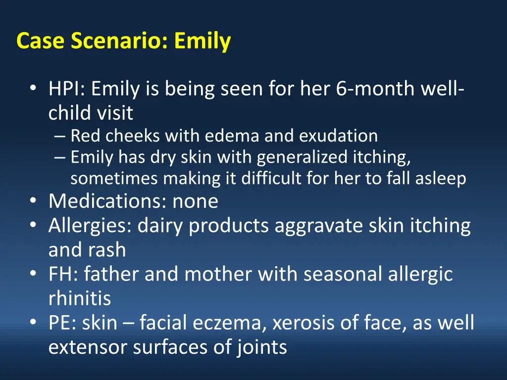 case scenario emily