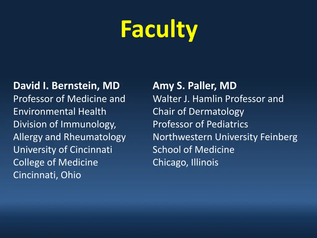 faculty