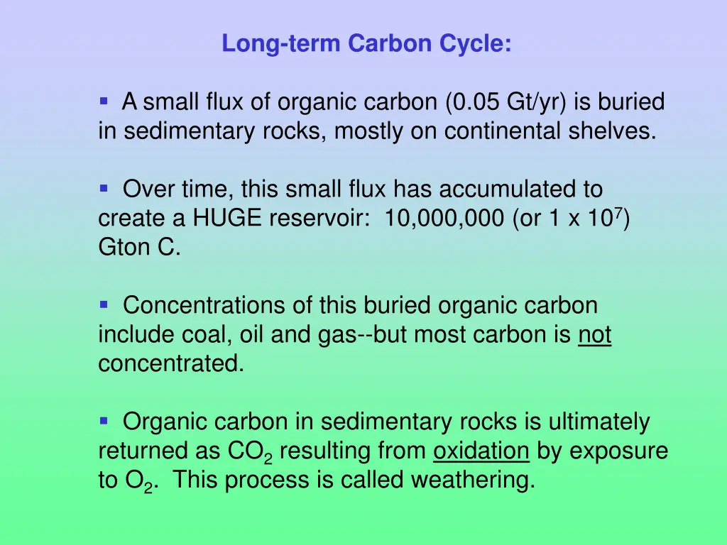 long term carbon cycle 3
