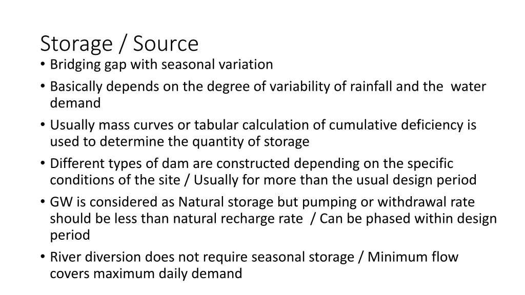 storage source bridging gap with seasonal