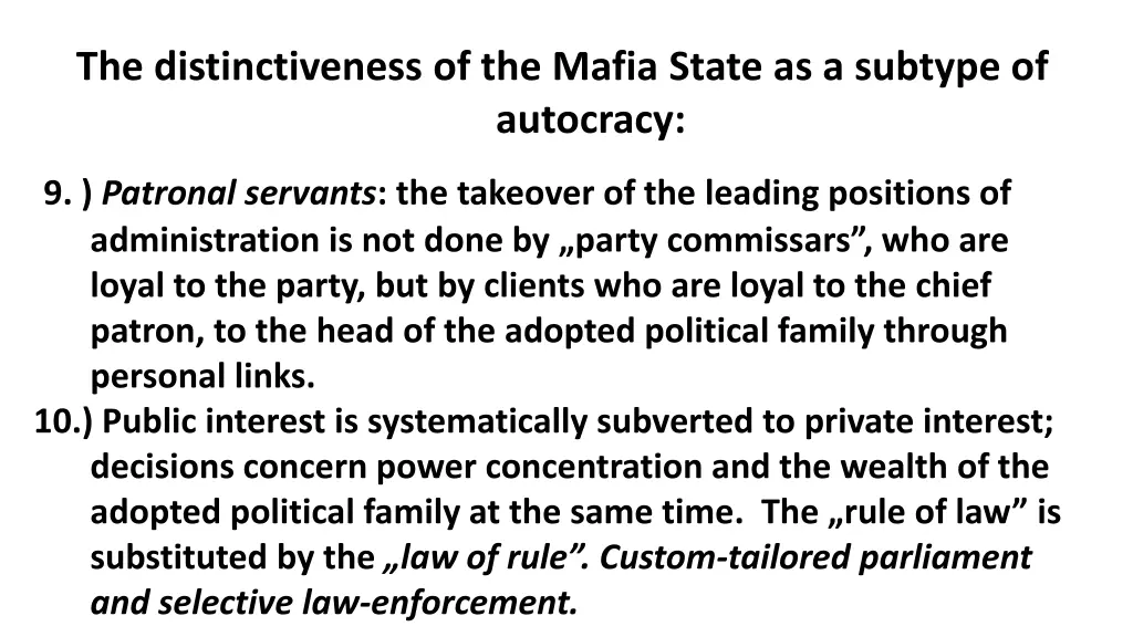 the distinctiveness of the mafia state 4