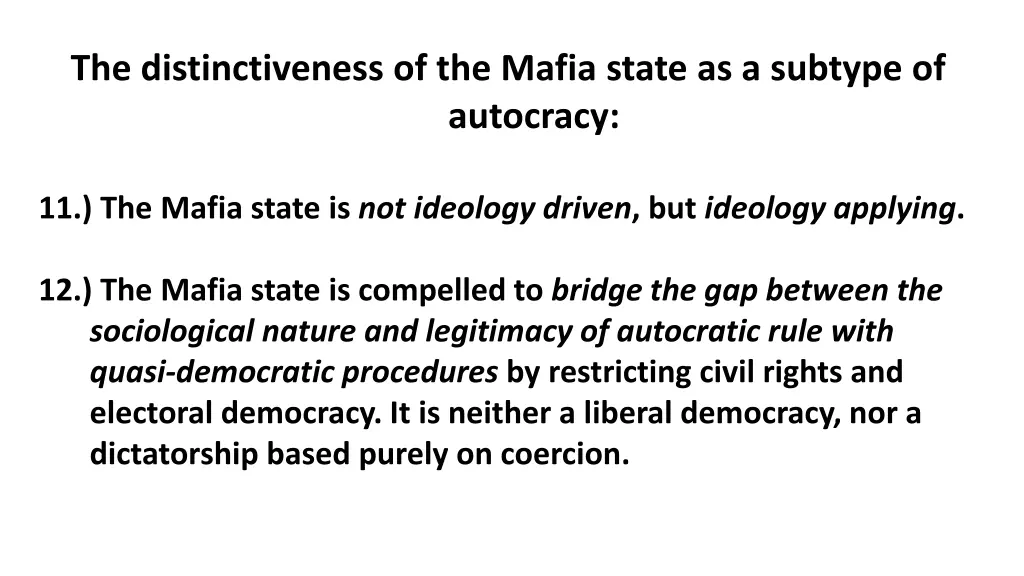 the distinctiveness of the mafia state 5