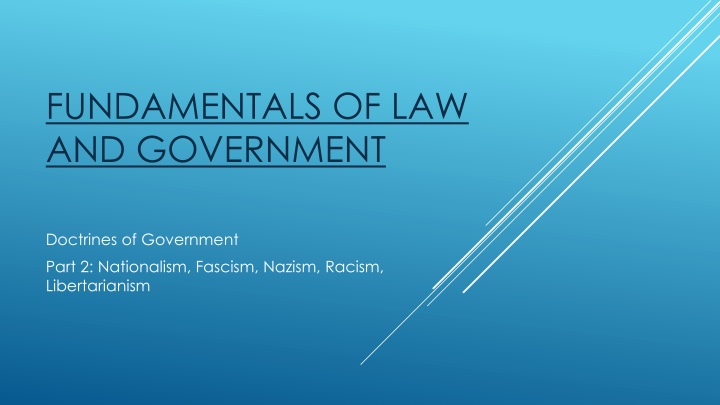 fundamentals of law and government