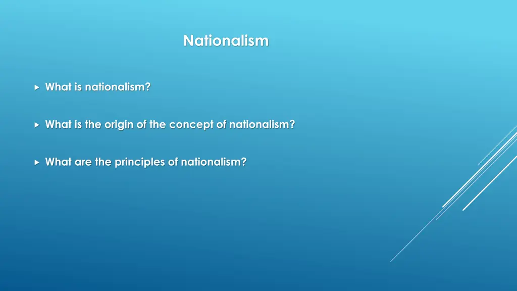 nationalism