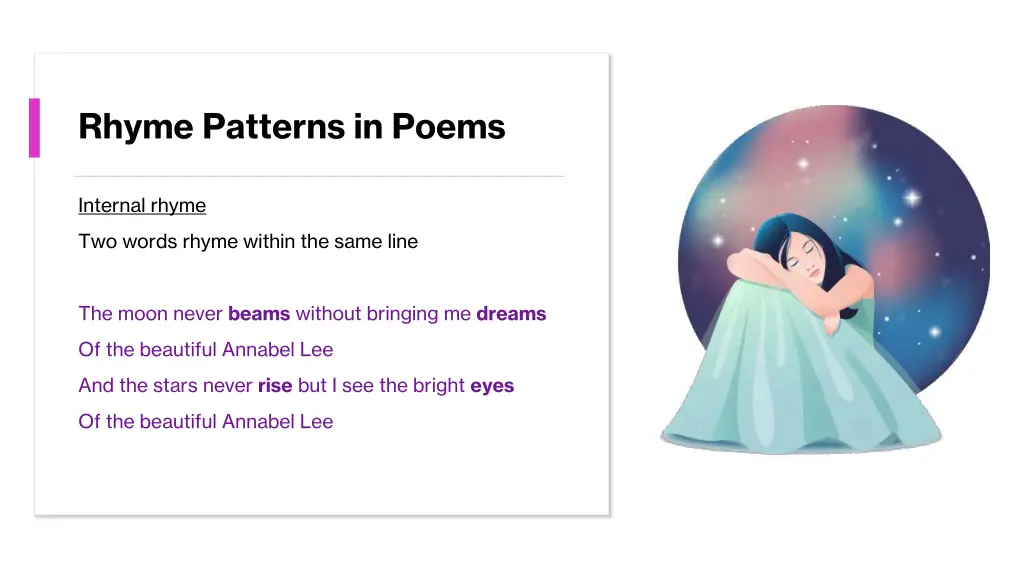 rhyme patterns in poems 1