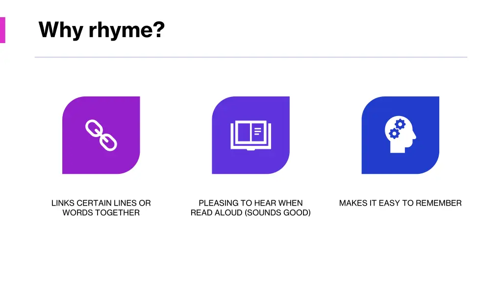 why rhyme