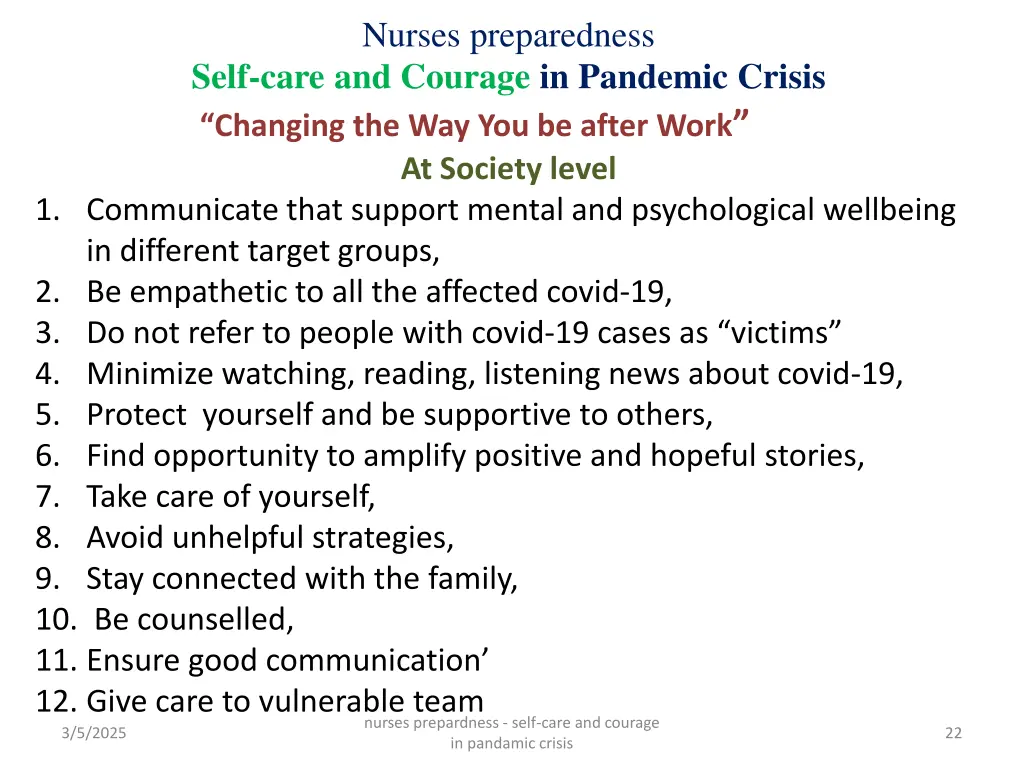 nurses preparedness 16