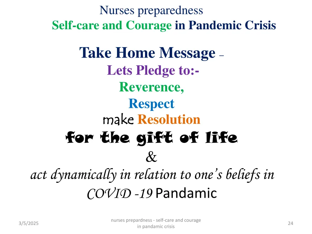 nurses preparedness 18