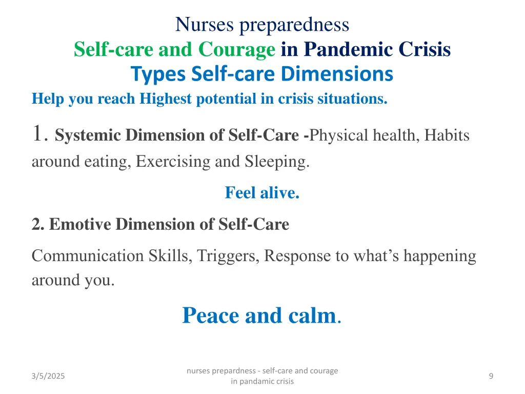 nurses preparedness 5