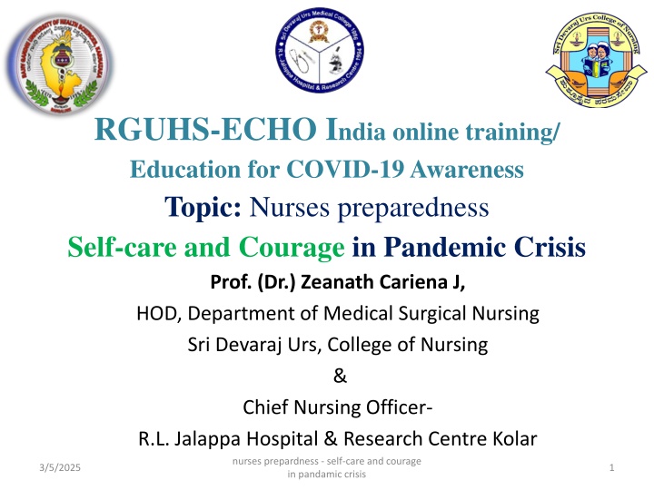 rguhs echo i ndia online training education