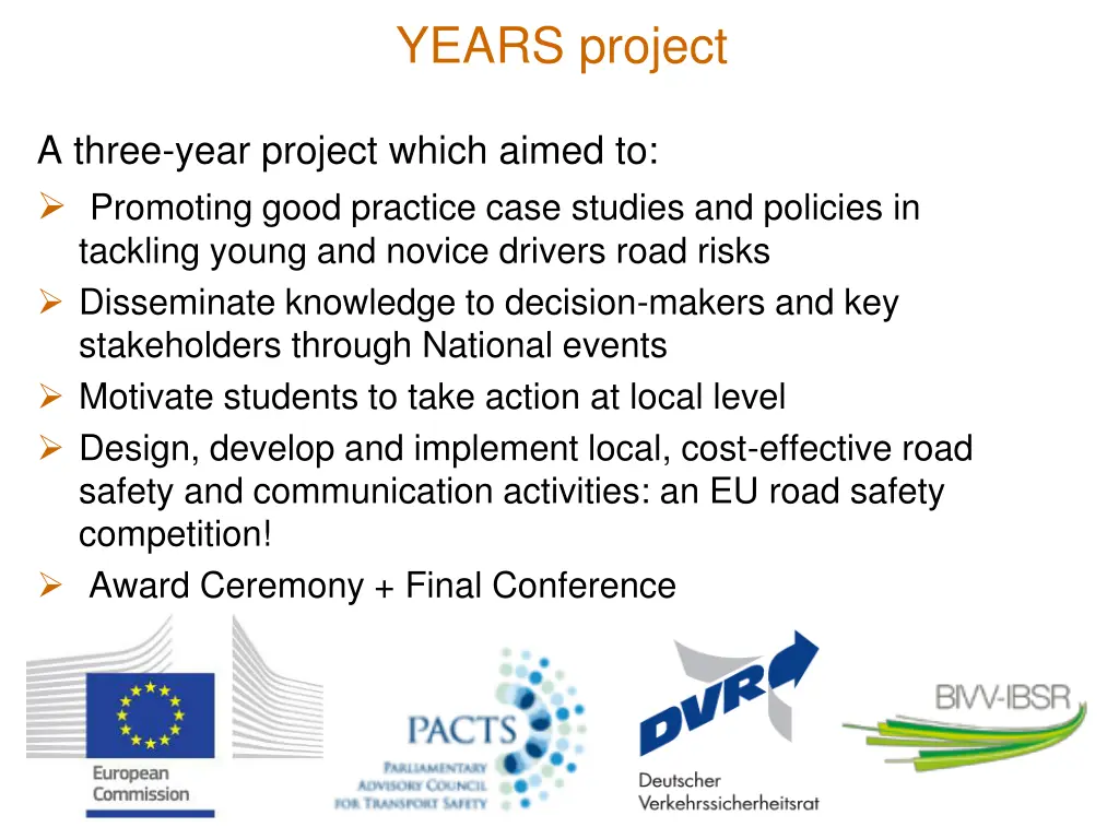 years project