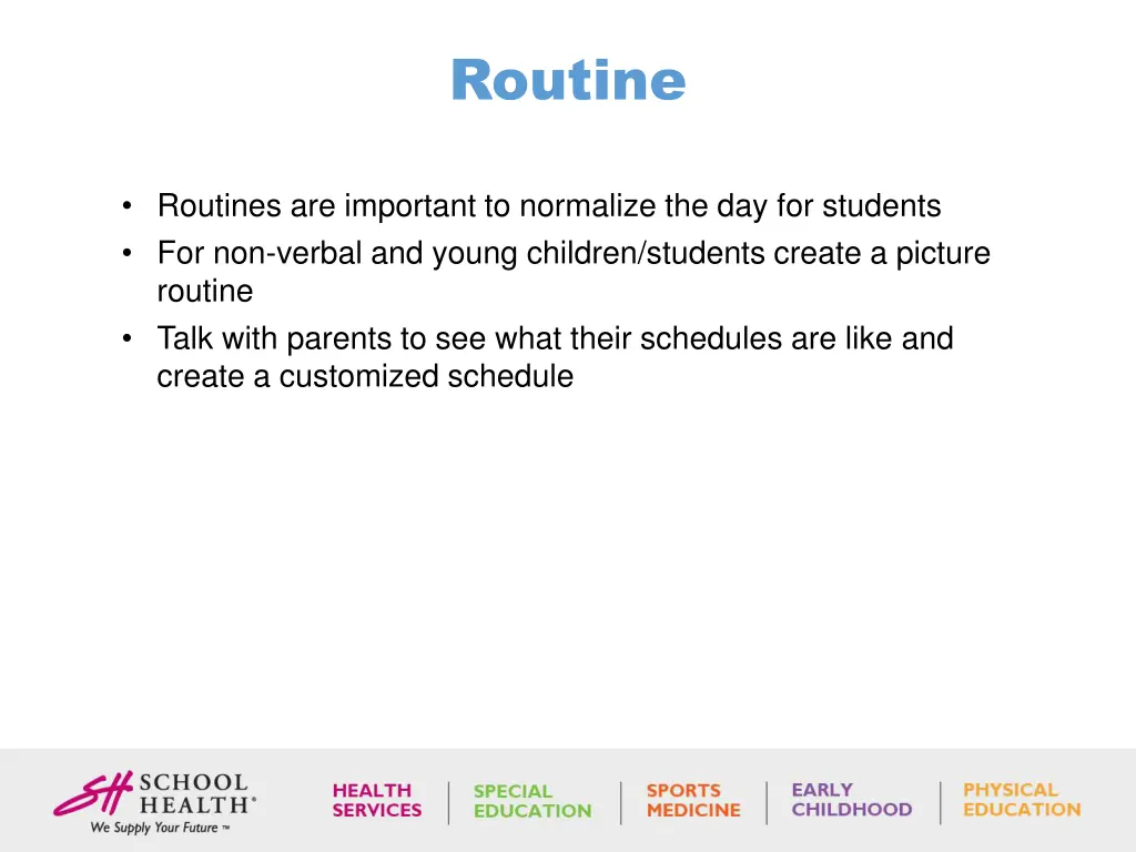 routine