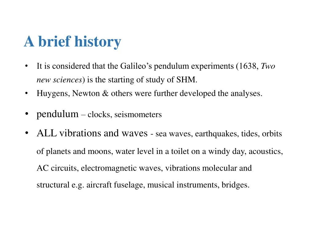 a brief history