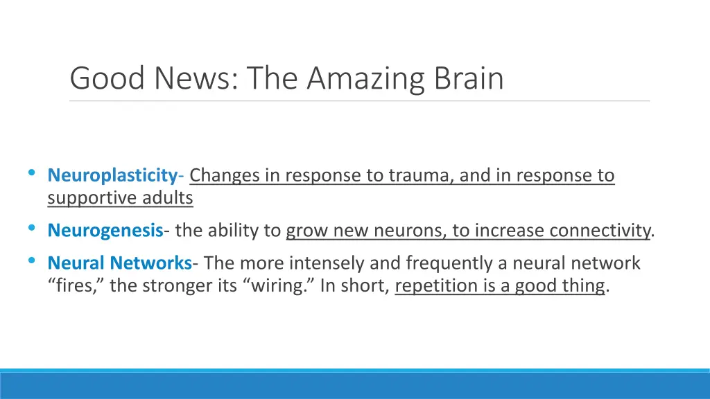 good news the amazing brain