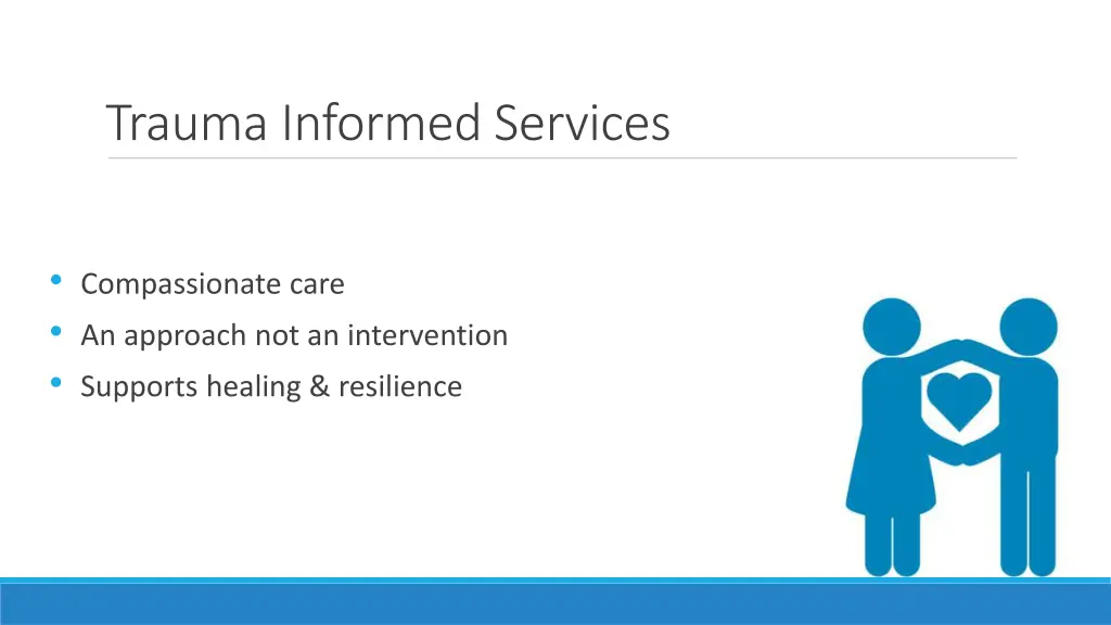 trauma informed services