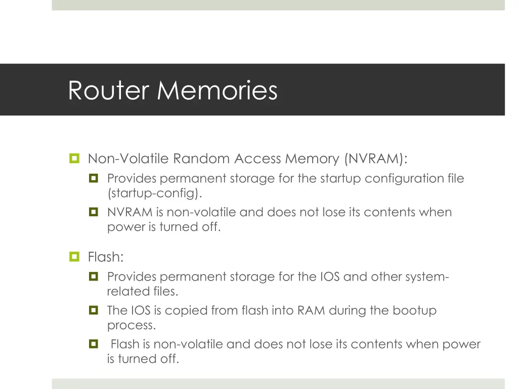 router memories 2