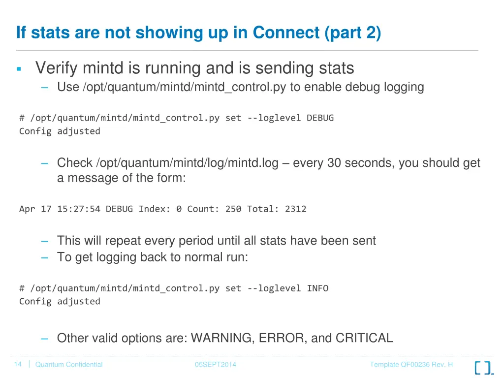 if stats are not showing up in connect part 2