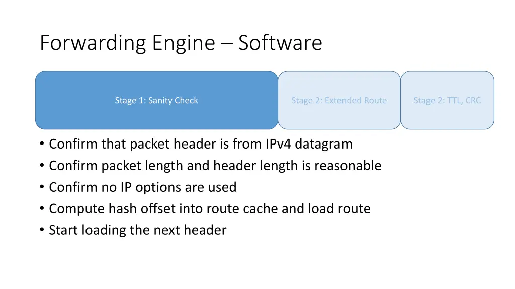 forwarding engine software