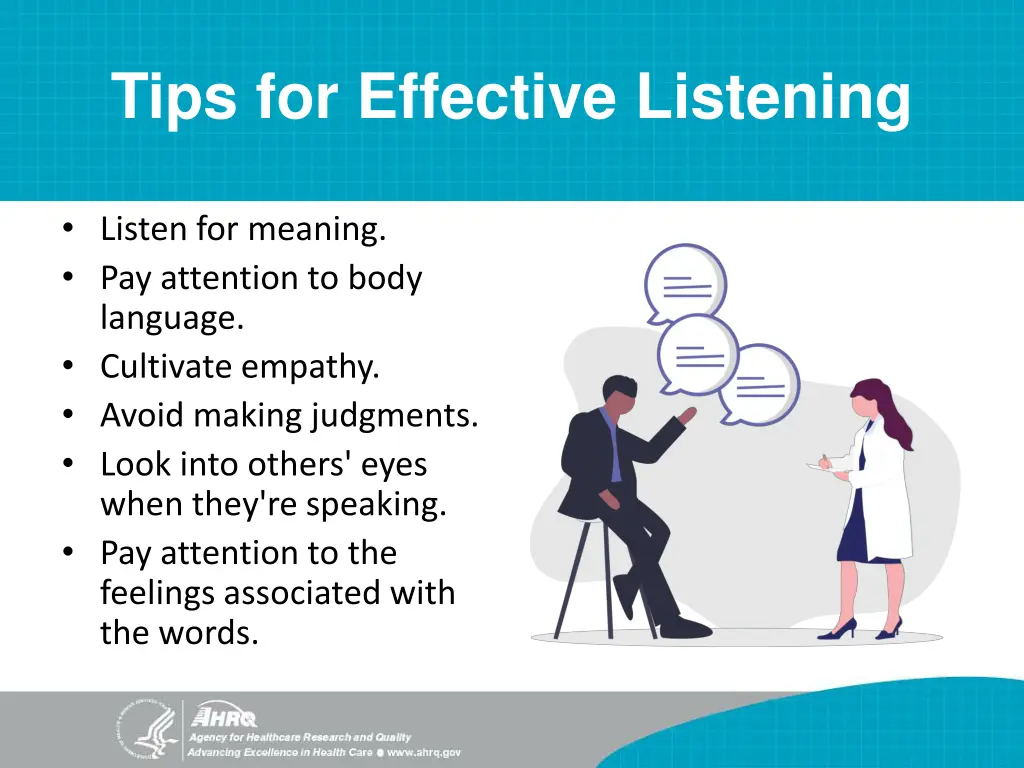tips for effective listening