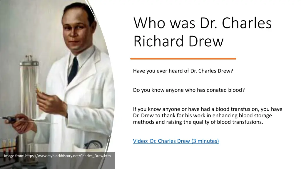who was dr charles richard drew