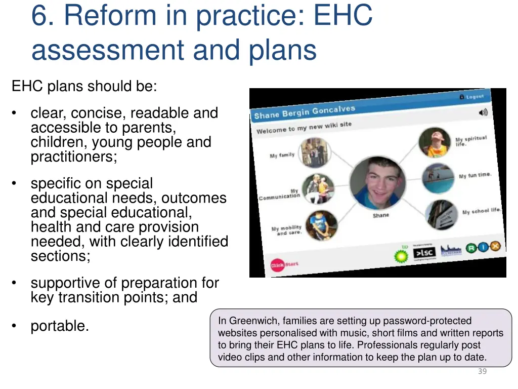 6 reform in practice ehc assessment and plans
