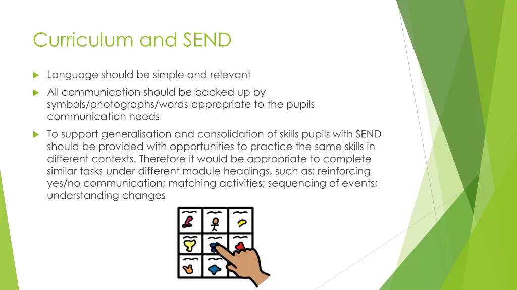 curriculum and send 1