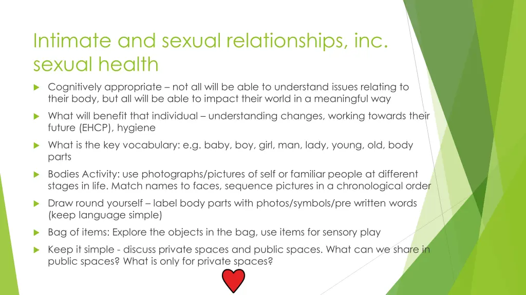 intimate and sexual relationships inc sexual