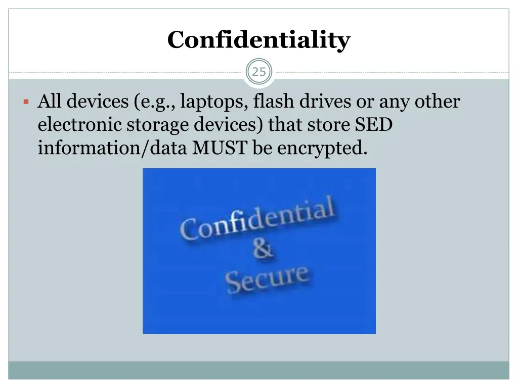 confidentiality