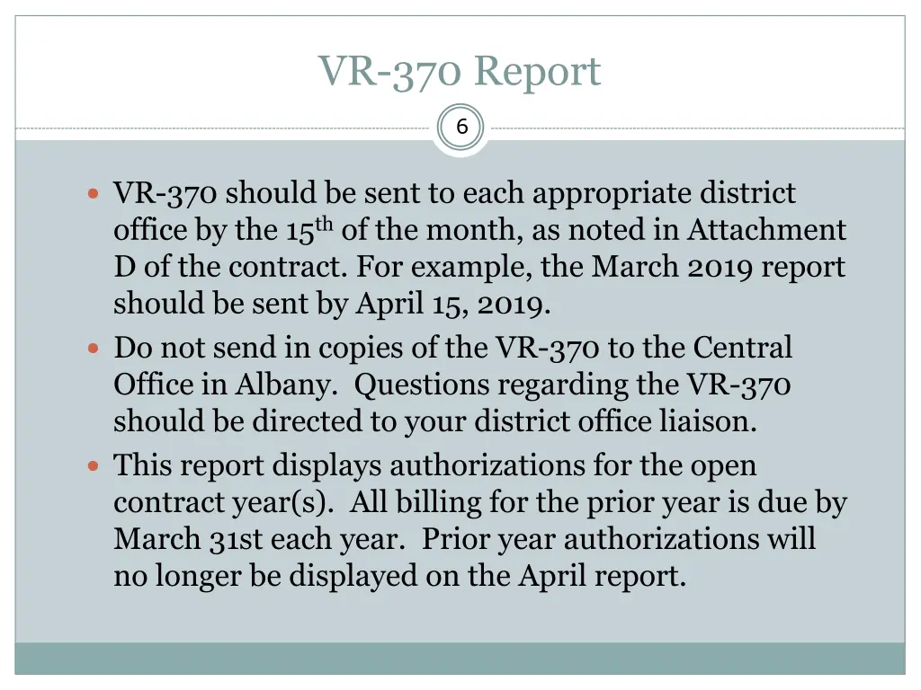 vr 370 report