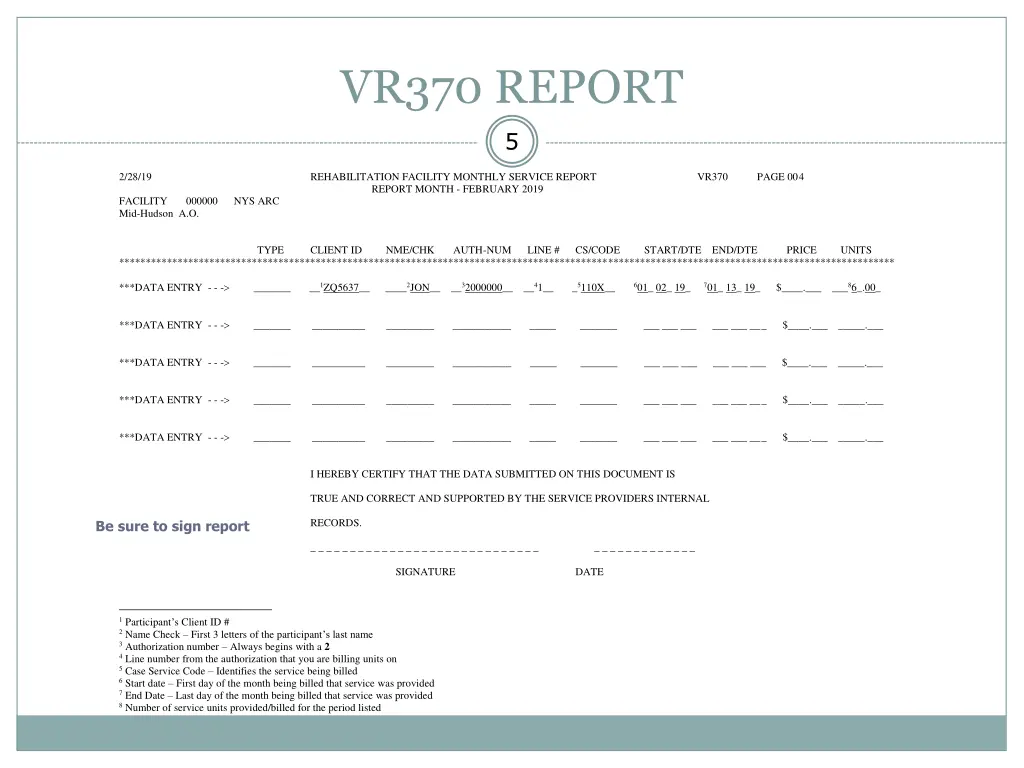 vr370 report