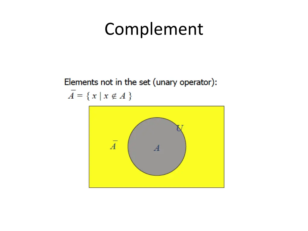 complement