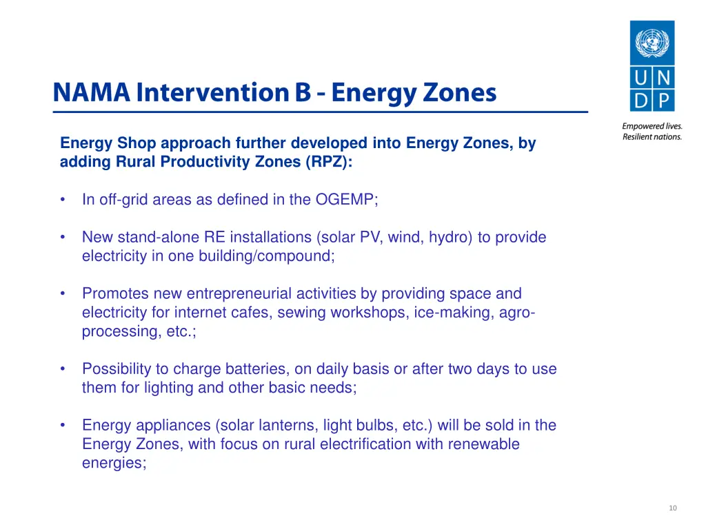 energy shop approach further developed into