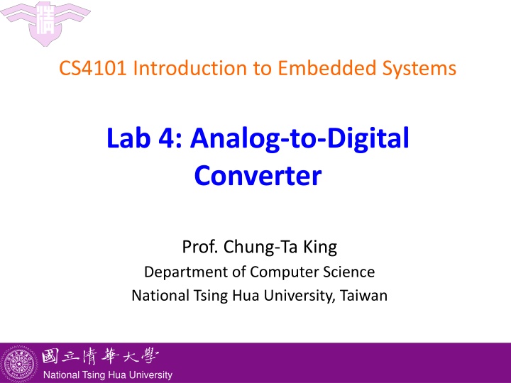 cs4101 introduction to embedded systems
