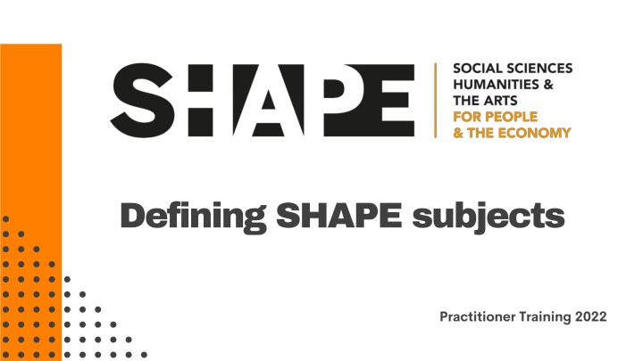 defining shape subjects