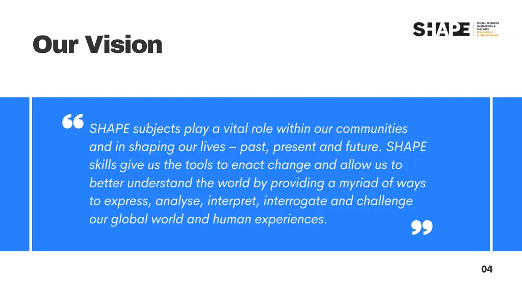 our vision