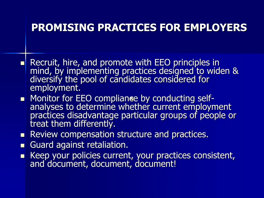 promising practices for employers 2