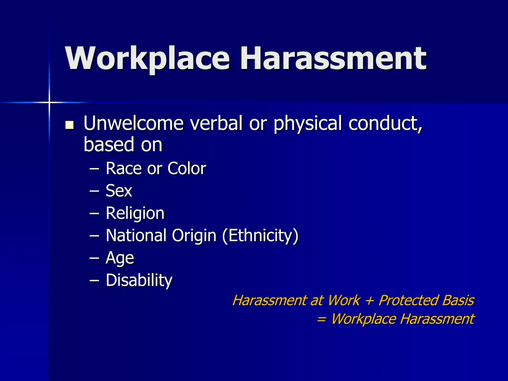 workplace harassment 1